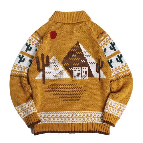 Desert Cowichan Sweater(YELLOW)