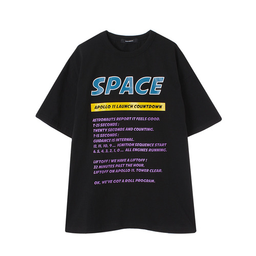 Apollo 11 Max T-shirt(BLACK)