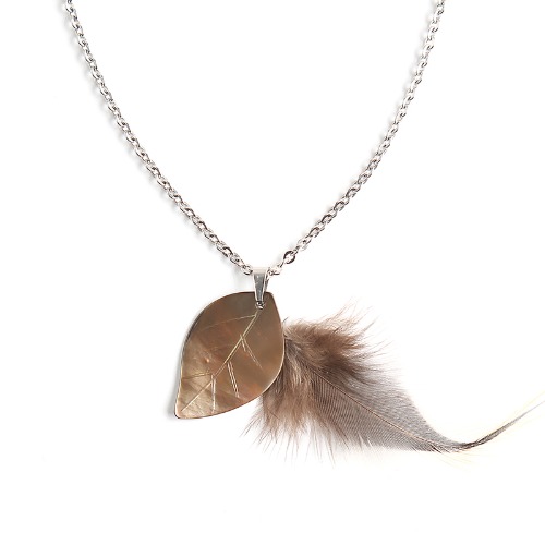 Feather Necklace(SILVER)