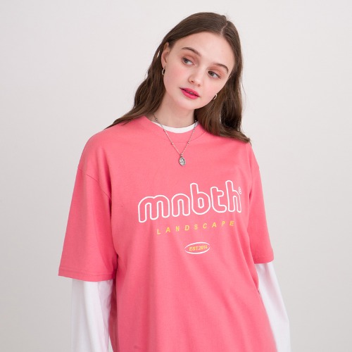 MNBTH Logo T-shirt(CORAL PINK)