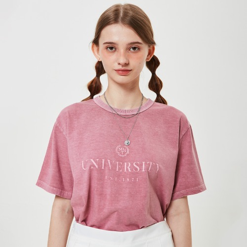 Univ. Pigment T-shirt(DUST PINK)