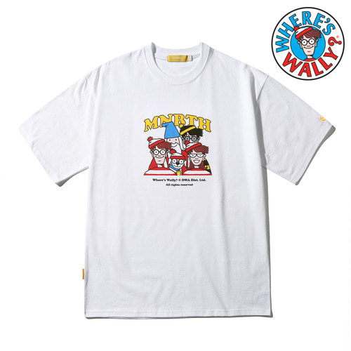 [MNBTH x Where is Wally?] Crew T-shirt(WHITE)