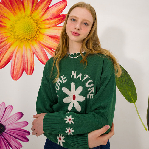 Ugly Flower Sweater(CLOVER)