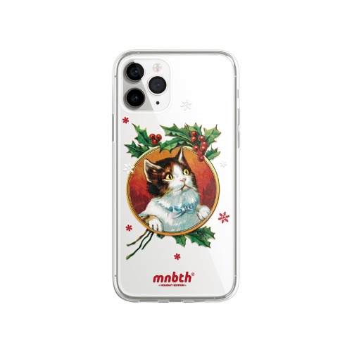 [X-mas] Cat Phone Case(CLEAR)