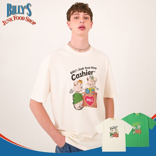 Billy&#039;s Cashier T-shirt(CREAM)