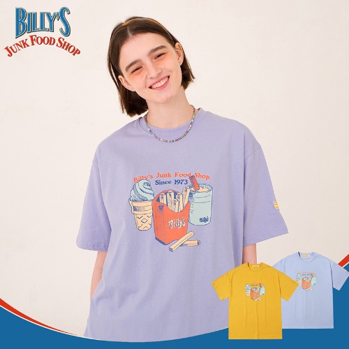 Billy&#039;s Fast Food T-shirt(LAVENDER)