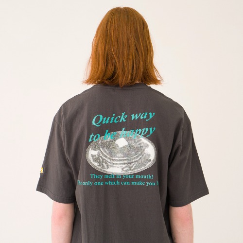 Billy&#039;s Pancake T-shirt(CHARCOAL)