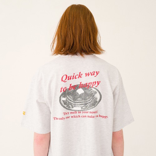Billy&#039;s Pancake T-shirt(CLOUD GRAY)