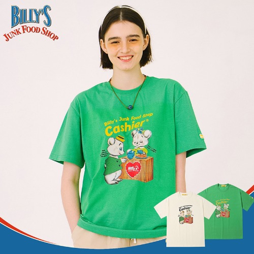 Billy&#039;s Cashier T-shirt(GREEN)