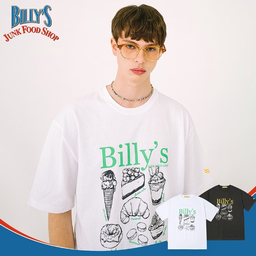 Billy&#039;s Cooking Book T-shirt(WHITE)