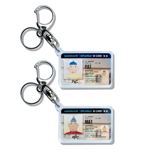[Pat&amp;Mat] ID Card Key Ring