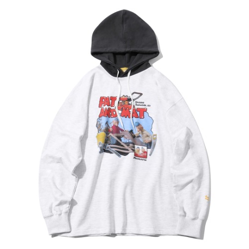 [Pat&amp;Mat] Tool Box Hood T-Shirt(CLOUD GRAY)