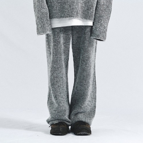 Illusion Sweater Pants(LIGHT GRAY)