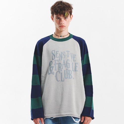 Fragile Club Pippi Sweater(GREEN)