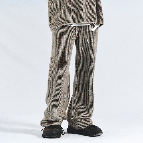 Illusion Sweater Pants(LIGHT BROWN)