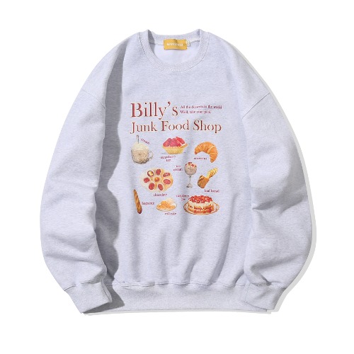 Billy&#039;s Dessert Sweatshirt(CLOUD GRAY)