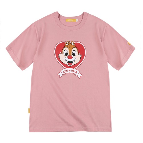 Chip n Dale Valentine T-shirt(PINK)