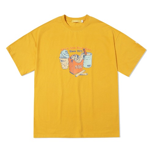 Billy&#039;s Fast Food T-shirt(YELLOW)