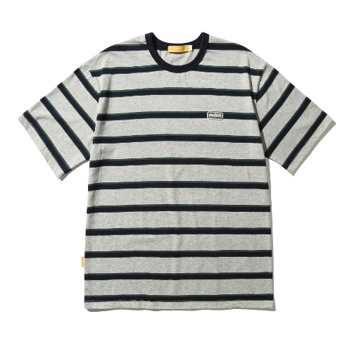 Univ. Stripe T-shirt(GRAY)