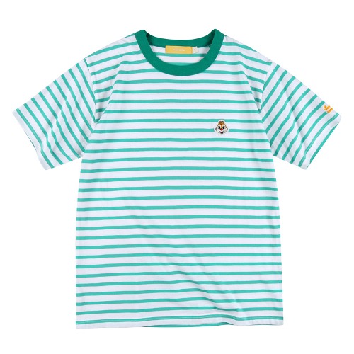 Chip n Dale Stripe T-shirt(GREEN)