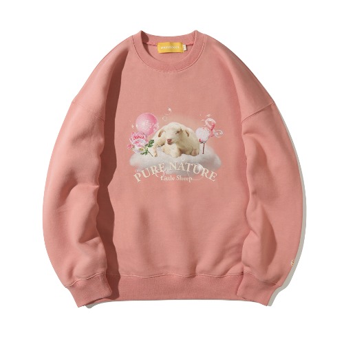 Little Sheep Sweatshirt(CORAL PINK)