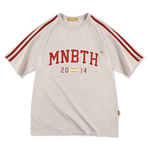 MNBTH Tape Raglan T-shirt(LIGHT BEIGE)