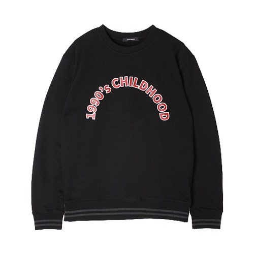 1990&#039;s Childhood Sweatshirt(BLACK)