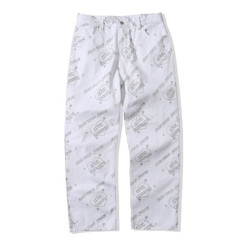 Love JF Denim Pants(WHITE)