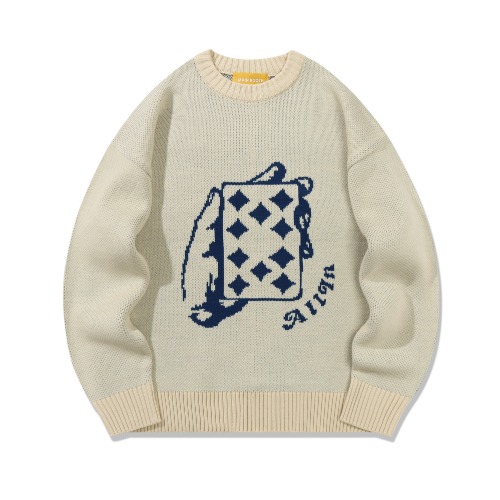 Spade Card Sweater(CREAM)