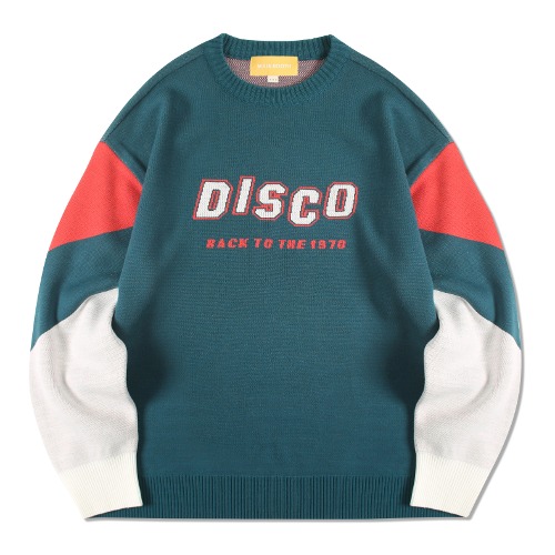 Disco Sweater(BLUISH GREEN)