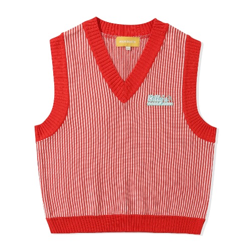 Billy&#039;s Stripe Knit Vest(CARROT)