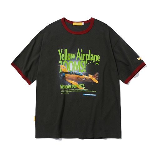 M73 Airline T-shirt(CHARCOAL)