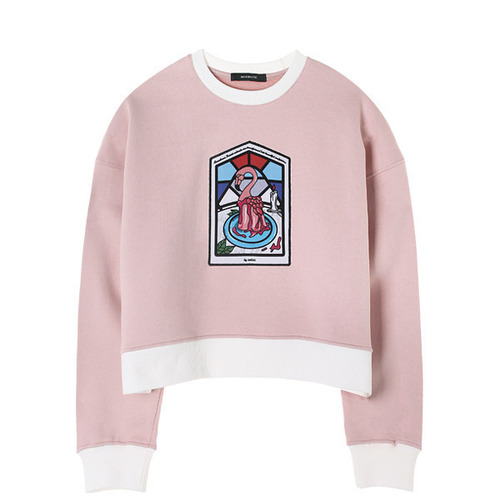 Stained Glass Sweatshirt(PINK)