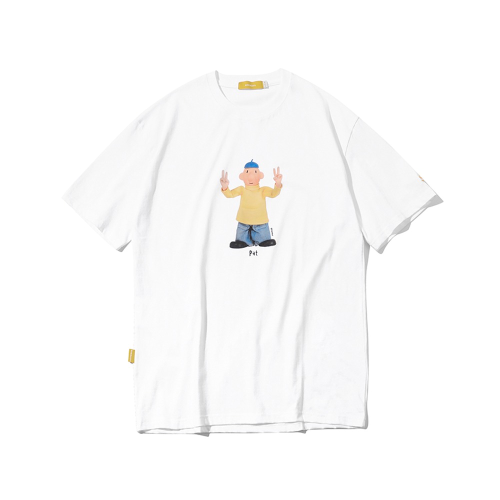 [SIZE 3 - 5/27 출고예정] [Pat&amp;Mat] Pat T-shirt(WHITE)