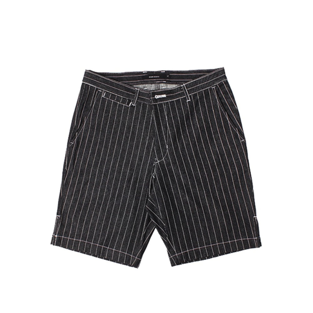 16 Denim Stripe Short Pants(BLACK)