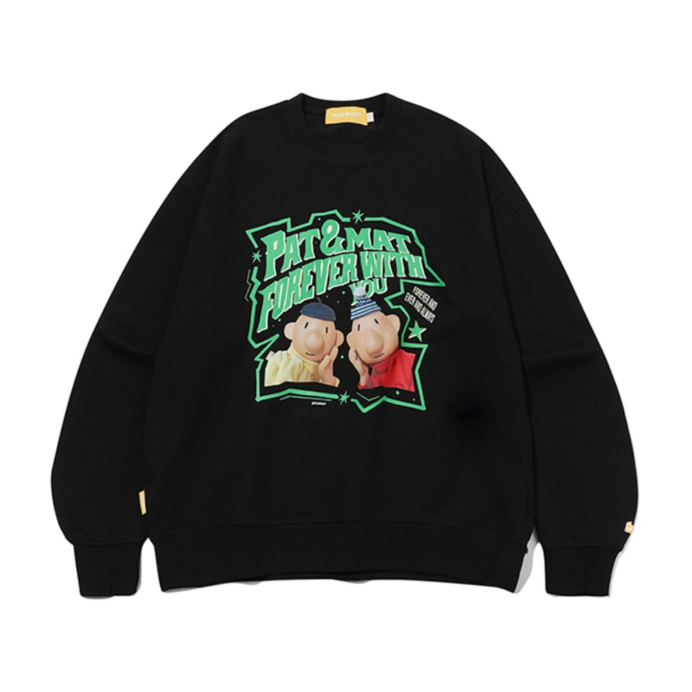 [Pat&amp;Mat] Forever Sweatshirt(BLACK)